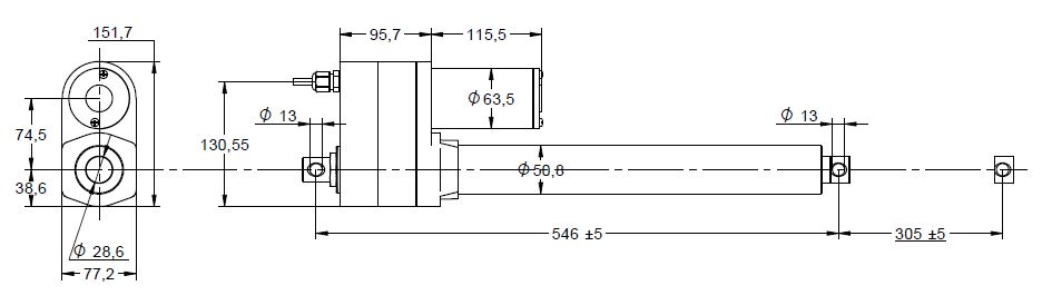 Actuadores lineales - Transmotec