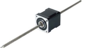 Actuador lineal con motor paso a paso en versión no cautiva
